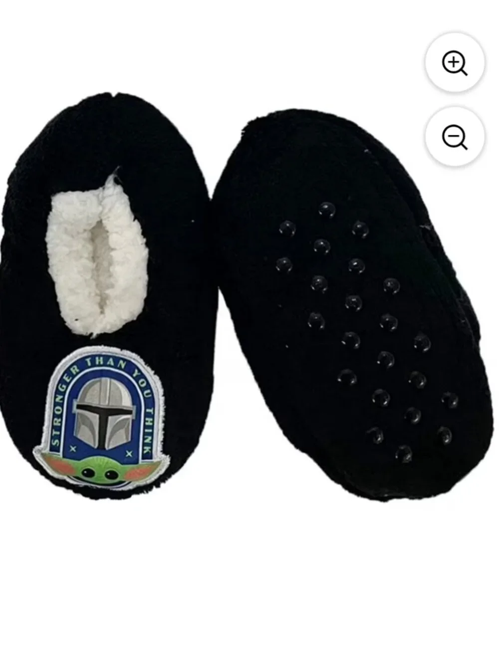 MANDALORIAN SNUGGLE TOES STAR WARS SLIP ON SLIPPERS SIZE 7 TO 10-UNISEX